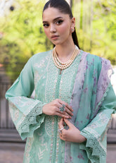 3-PC Unstitched Embroidered Lawn Bloom By Saira Shakira | CHLOE 3-B